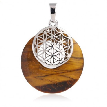 Blume des Lebens | Tigerauge